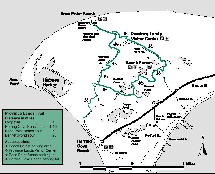 Provincelands Trail Map